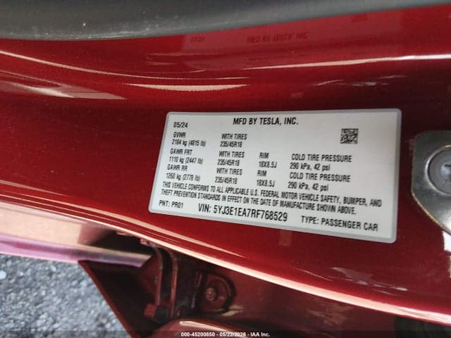 2024 TESLA MODEL 3 LONG RANGE DUAL MOTOR ALL-WHEEL DRIVE/REAR-WHEEL DRIVE 9