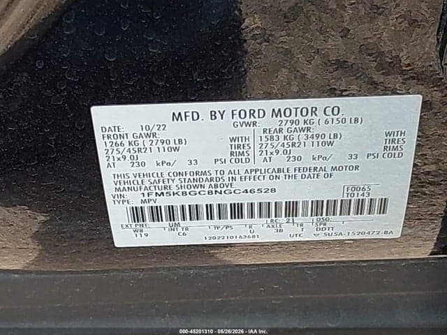 2022 FORD EXPLORER ST 9
