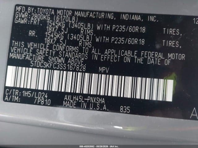 2025 TOYOTA SIENNA XSE 9