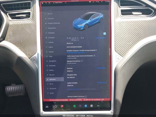 2018 TESLA MODEL S 100D/75D/P100D 8
