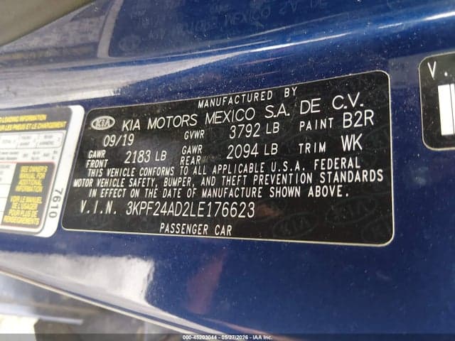 2020 KIA FORTE LXS 9