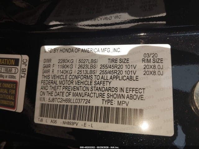 2020 ACURA RDX A-SPEC PACKAGE 9