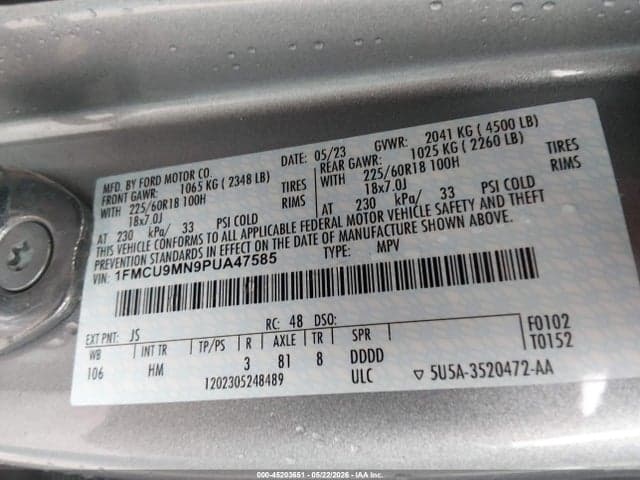 2023 FORD ESCAPE ST-LINE 9