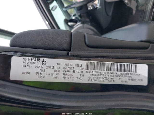 2018 JEEP GRAND CHEROKEE LAREDO E 4X2 9
