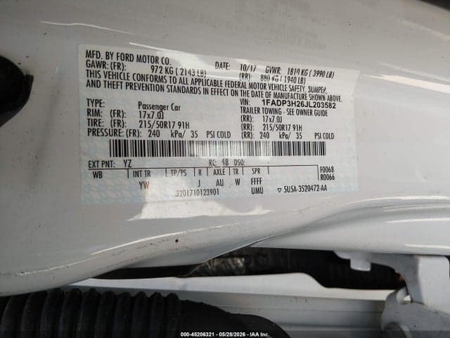 2018 FORD FOCUS SEL 9
