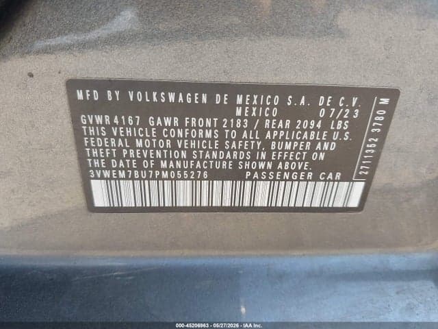 2023 VOLKSWAGEN JETTA 1.5T SE 9