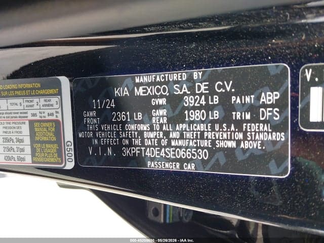 2025 KIA K4 LXS 9