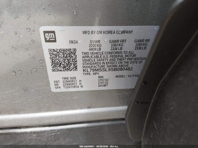 2025 CHEVROLET TRAILBLAZER AWD ACTIV 9