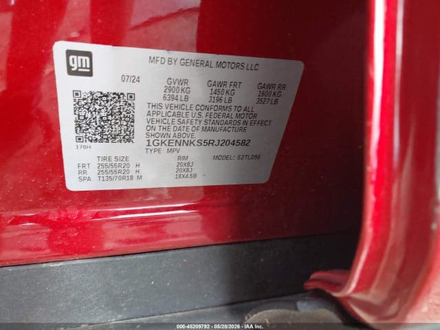 2024 GMC ACADIA AWD ELEVATION 9