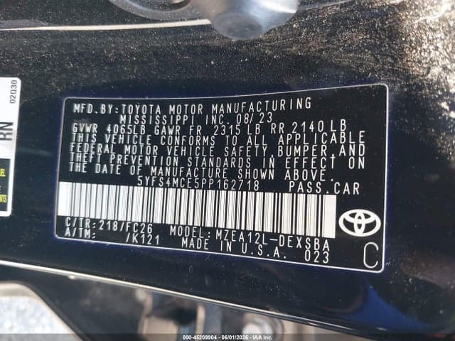 2023 TOYOTA COROLLA SE 9