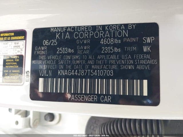 2026 KIA K5 GT 9