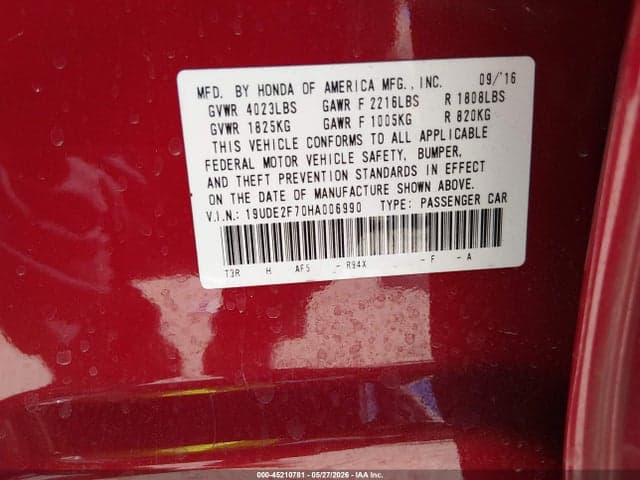 2017 ACURA ILX PREMIUM PACKAGE/TECHNOLOGY PLUS PACKAGE 9