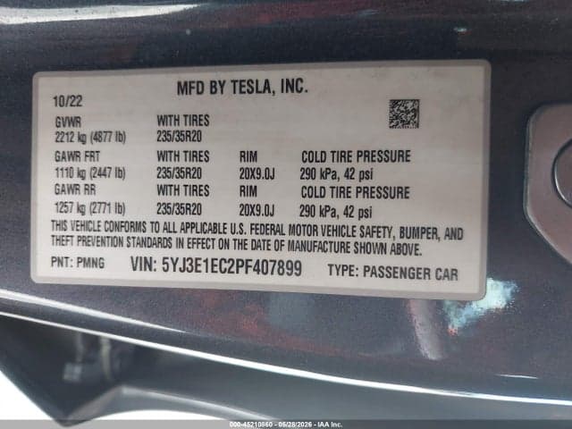 2023 TESLA MODEL 3 PERFORMANCE DUAL MOTOR ALL-WHEEL DRIVE 9
