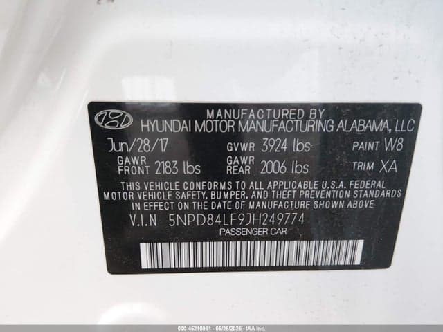 2018 HYUNDAI ELANTRA VALUE EDITION 9