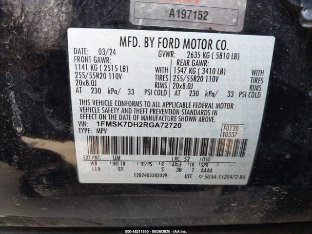 2024 FORD EXPLORER XLT 9