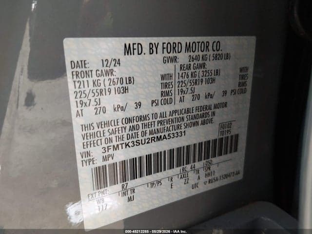 2024 FORD MUSTANG MACH-E PREMIUM 9
