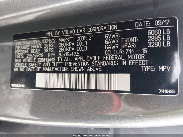 2018 VOLVO XC90 T6 MOMENTUM 9