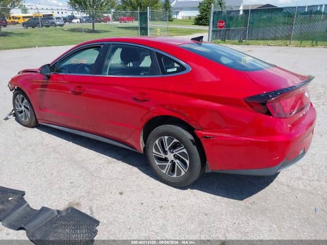 2020 HYUNDAI SONATA HYBRID BLUE 3