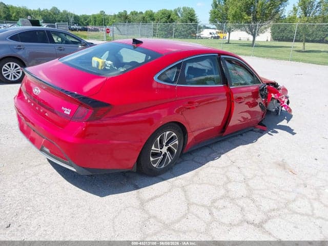 2020 HYUNDAI SONATA HYBRID BLUE 4