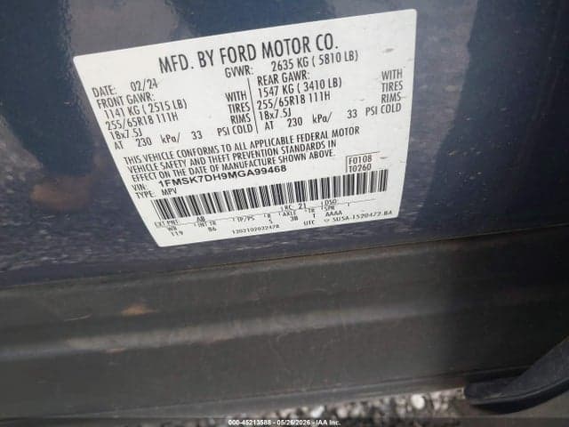 2021 FORD EXPLORER XLT 9