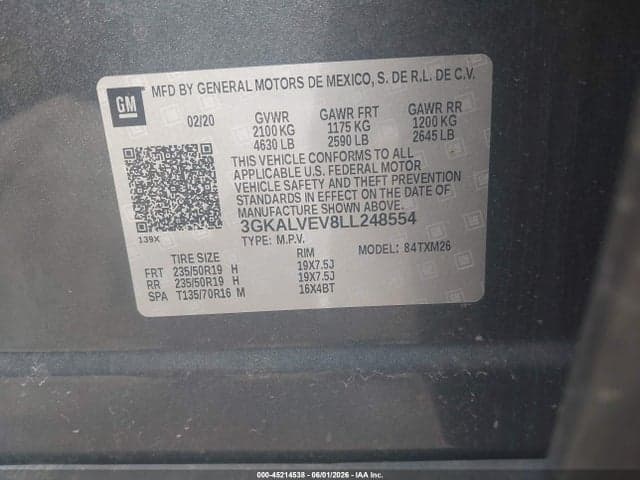 2020 GMC TERRAIN AWD SLT 9