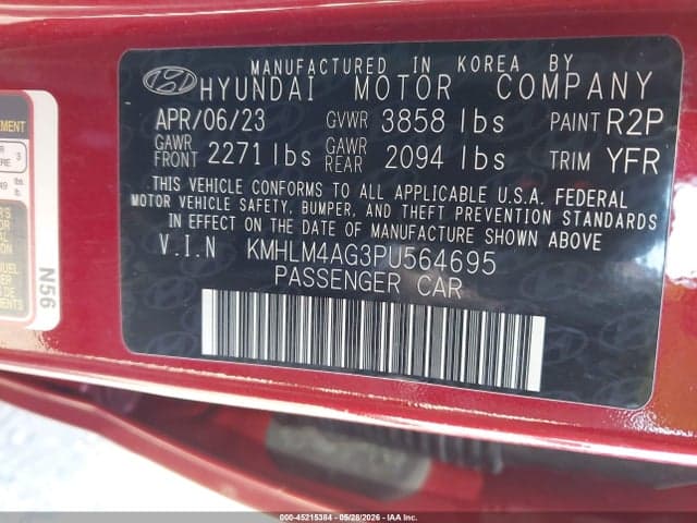 2023 HYUNDAI ELANTRA SEL 9