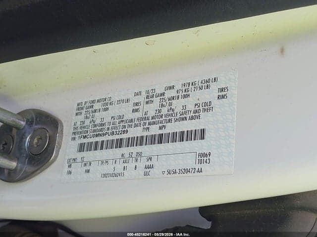 2023 FORD ESCAPE ST-LINE 9