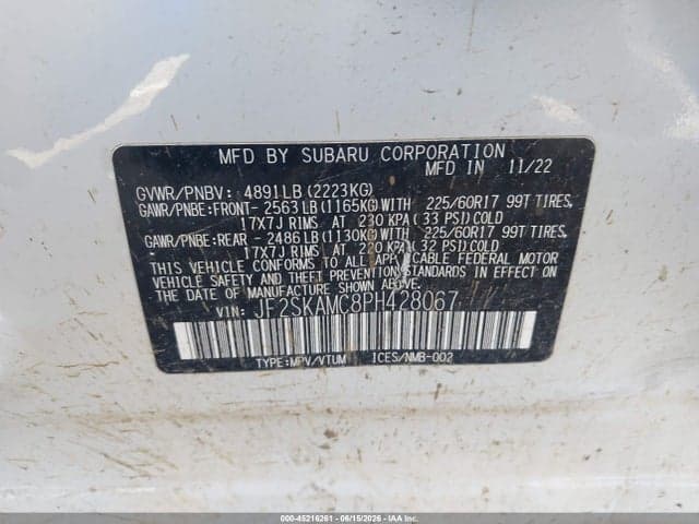 2023 SUBARU FORESTER WILDERNESS 9