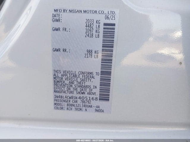 2025 NISSAN ALTIMA SR AWD 9