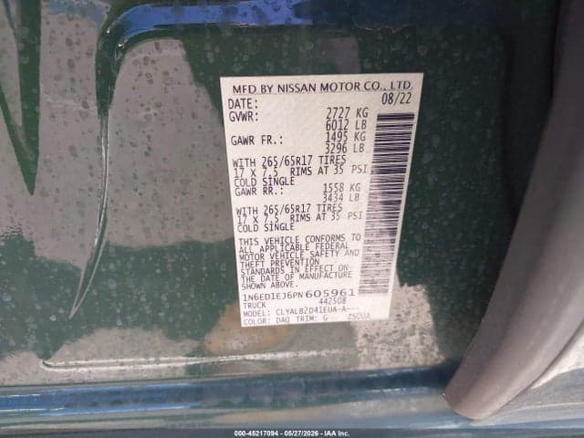 2023 NISSAN FRONTIER 9
