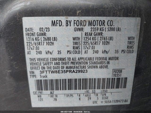 2023 FORD MAVERICK XLT 9