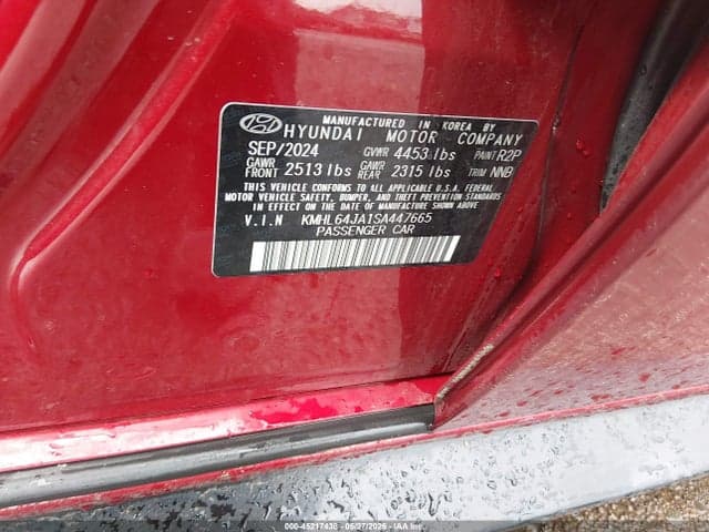 2025 HYUNDAI SONATA SEL 9
