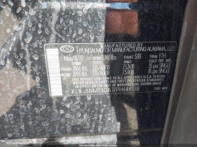 2023 HYUNDAI SANTA FE SEL 9