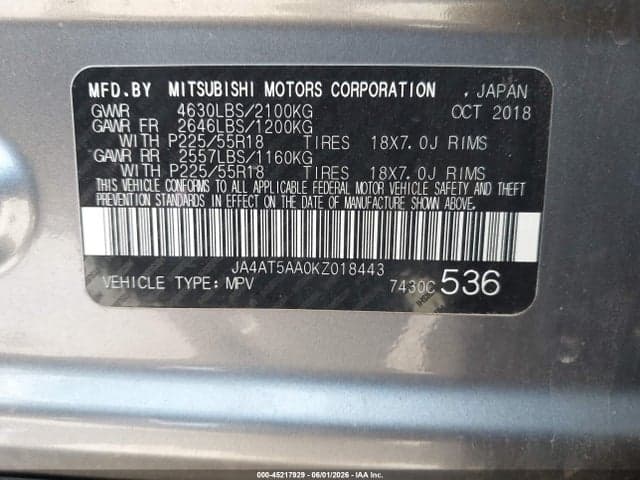 2019 MITSUBISHI ECLIPSE CROSS SEL 9