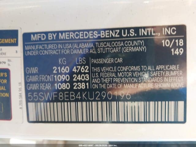 2019 MERCEDES-BENZ C 300 4MATIC 9