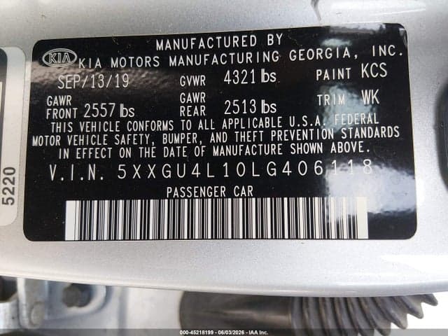 2020 KIA OPTIMA EX PREMIUM 9