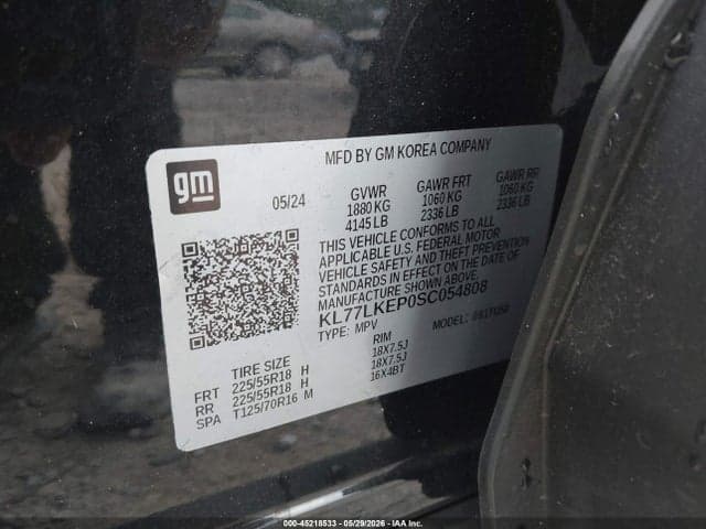 2025 CHEVROLET TRAX FWD ACTIV 9