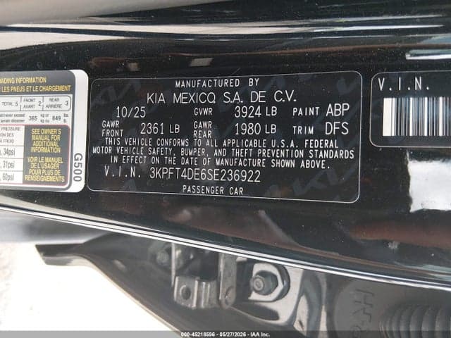 2025 KIA K4 LXS 9