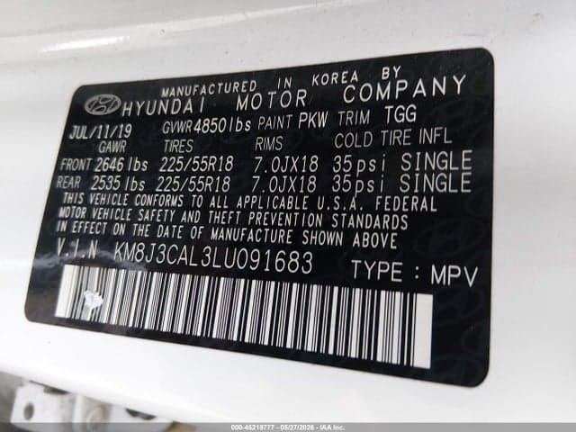 2020 HYUNDAI TUCSON SEL 9