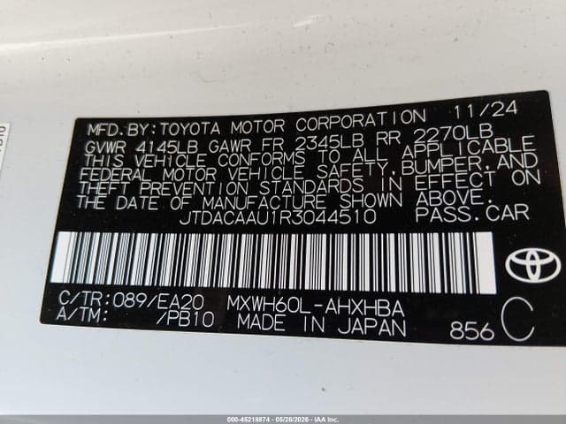 2024 TOYOTA PRIUS LIMITED 9