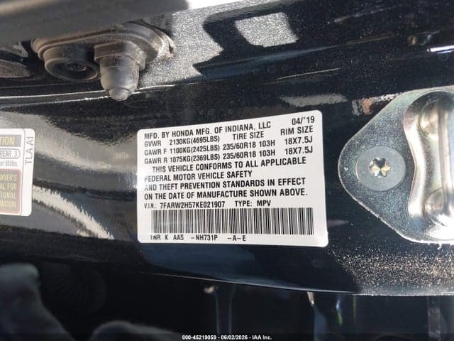 2019 HONDA CR-V EX 9