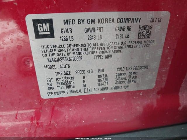 2019 BUICK ENCORE FWD PREFERRED 9