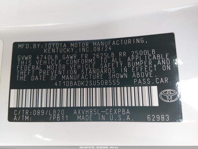2025 TOYOTA CAMRY XSE 9