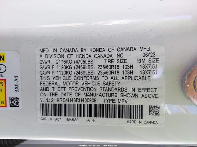 2024 HONDA CR-V EX AWD 9