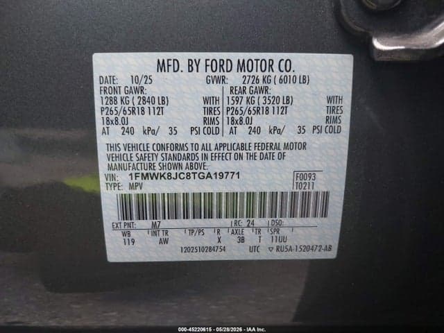 2026 FORD EXPLORER TREMOR 9