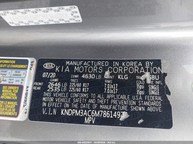 2021 KIA SPORTAGE LX 9