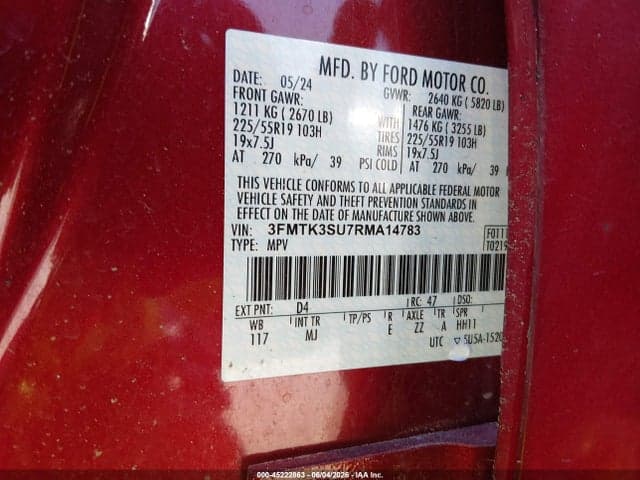 2024 FORD MUSTANG MACH-E PREMIUM 9