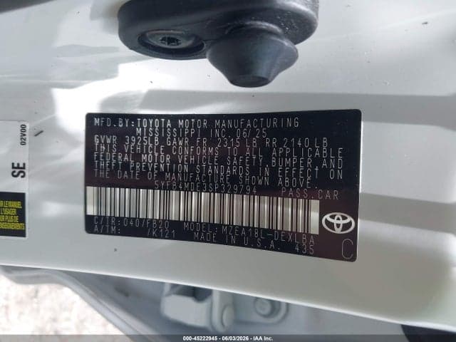 2025 TOYOTA COROLLA LE 9