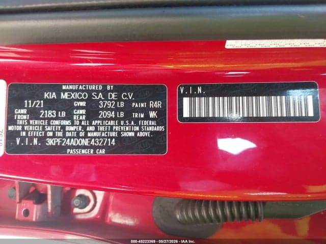 2022 KIA FORTE LXS 9