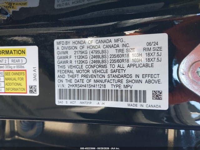 2025 HONDA CR-V EX AWD 9